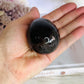 Unique Smokey Quartz Carved Polished Egg 178grams on Stand