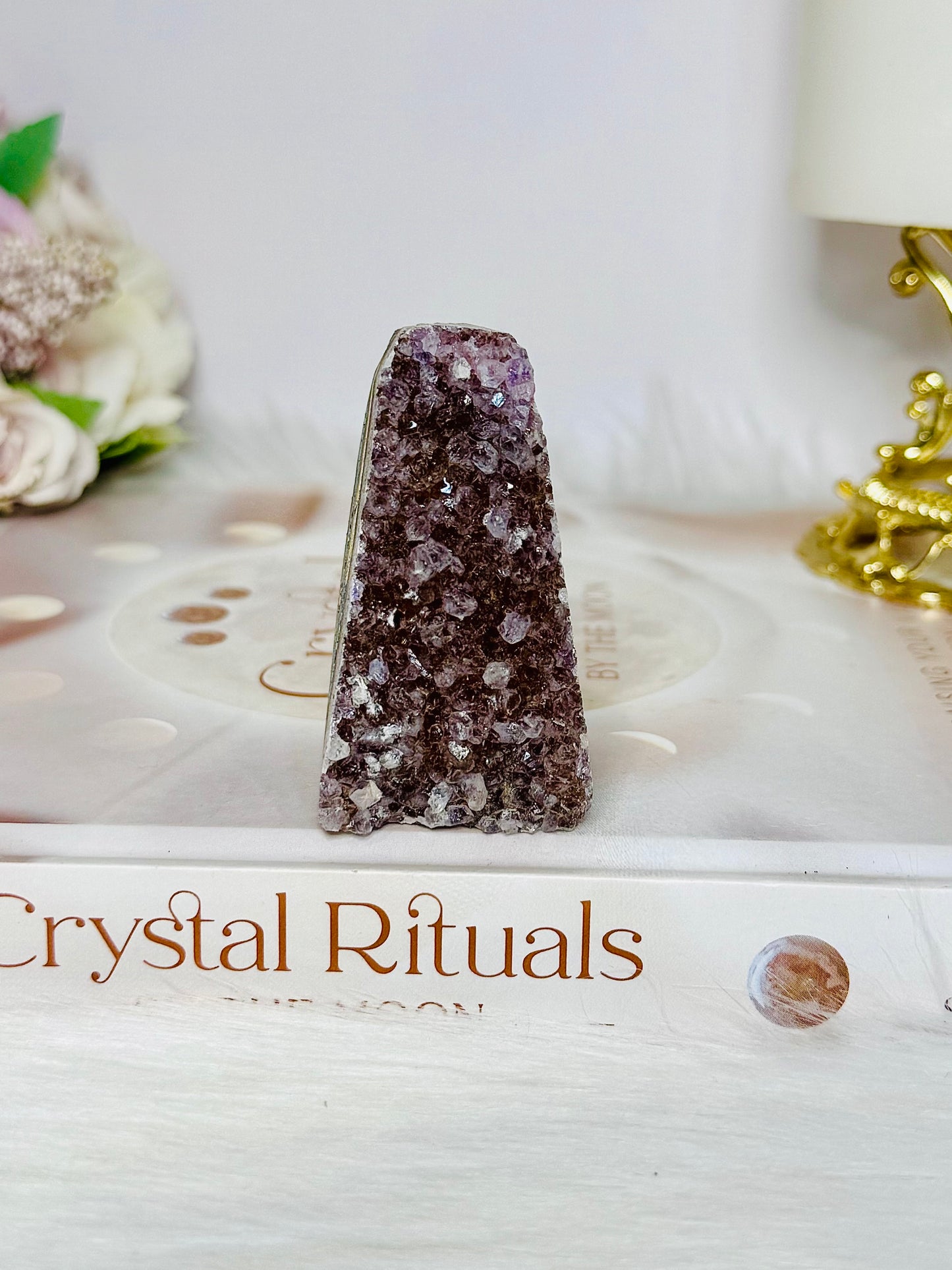 Amethyst Base Cut Cluster 6cm