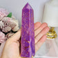 High Grade Rare Natural Phosphosiderite Carved Tower From USA 16cm