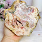 Large Pink Amethyst Natural Druzy Slab 13cm 750g