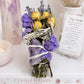 ✨ SALE ✨ Amethyst Sage Smudge Floral Wand | Handmade Cleansing Bundle (limited stock)