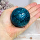 Blue Apatite Sphere on Stand 350g