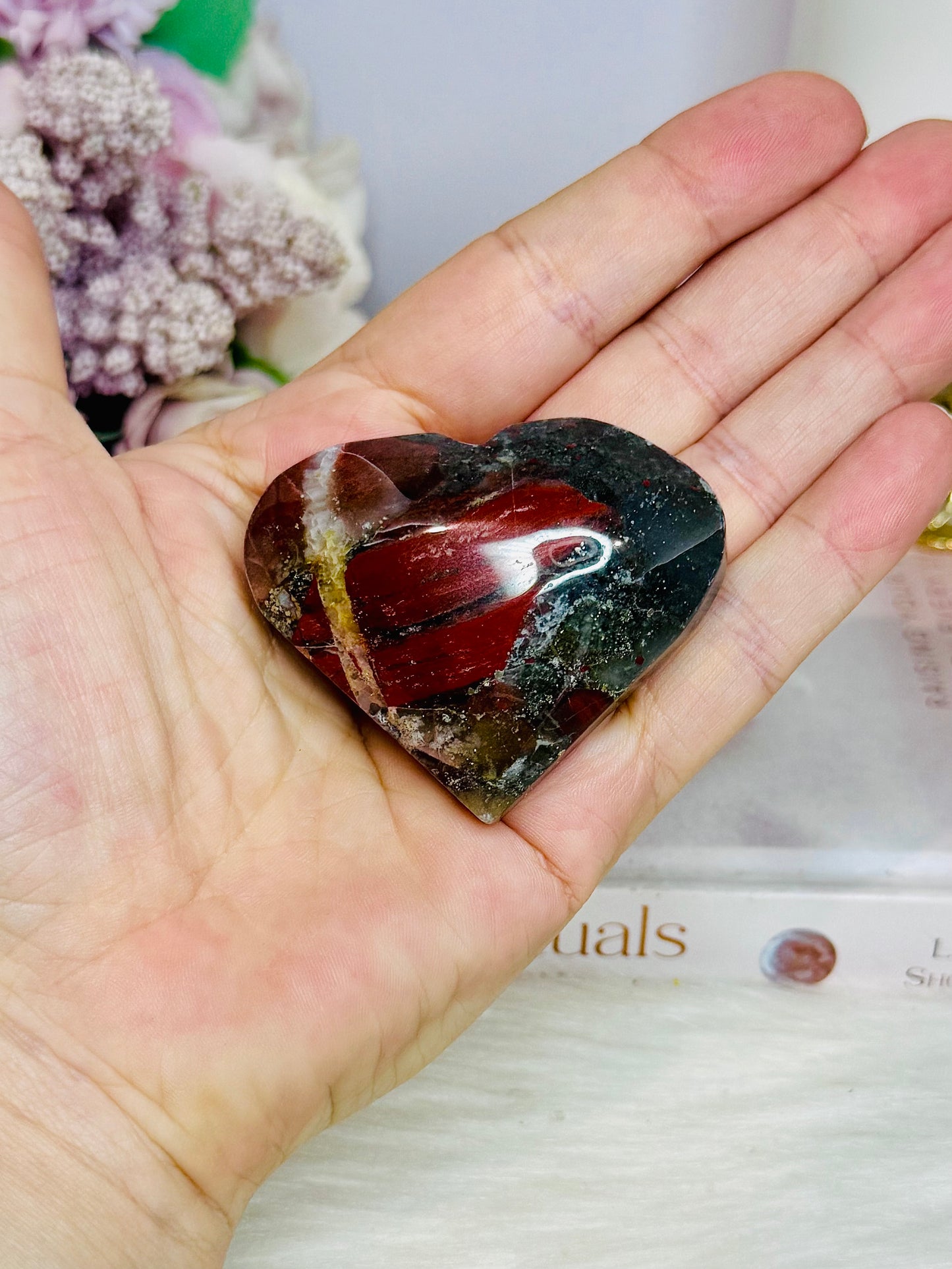 Bloodstone Heart 6cm