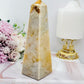 Pink Amethyst Druzy Obelisk | Tower 16cm