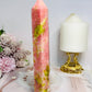 Rare Large Thulite Tower with Epidote Inclusions 19cm