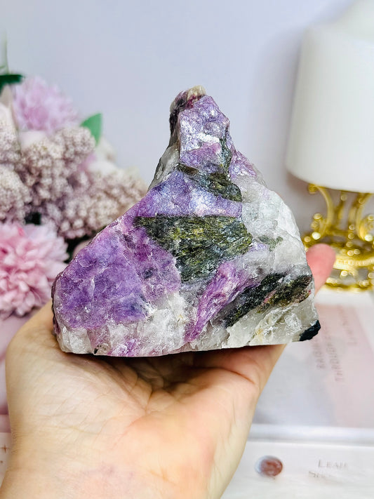 Large Natural Tourmaline Freeform Specimen 553g