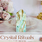 Natural 5.5cm Blue Hemimorphite Druzy Tower