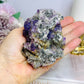 High Grade Cubed Purple Fluorite On Matrix Specimen