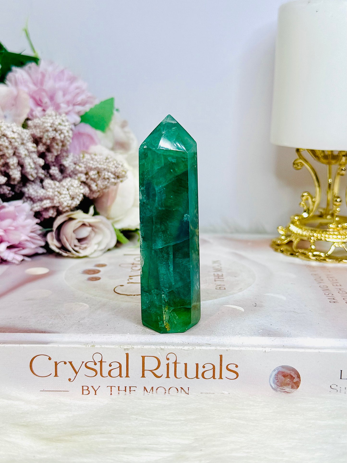 Green Fluorite Tower 8cm