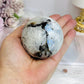 Rainbow Moonstone Sphere on Stand with Blue Flash 337g
