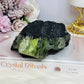 High Grade Transparent Green Fluorite Specimen on Matrix 505g
