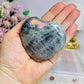 Labradorite Carved Heart with Flash 8cm
