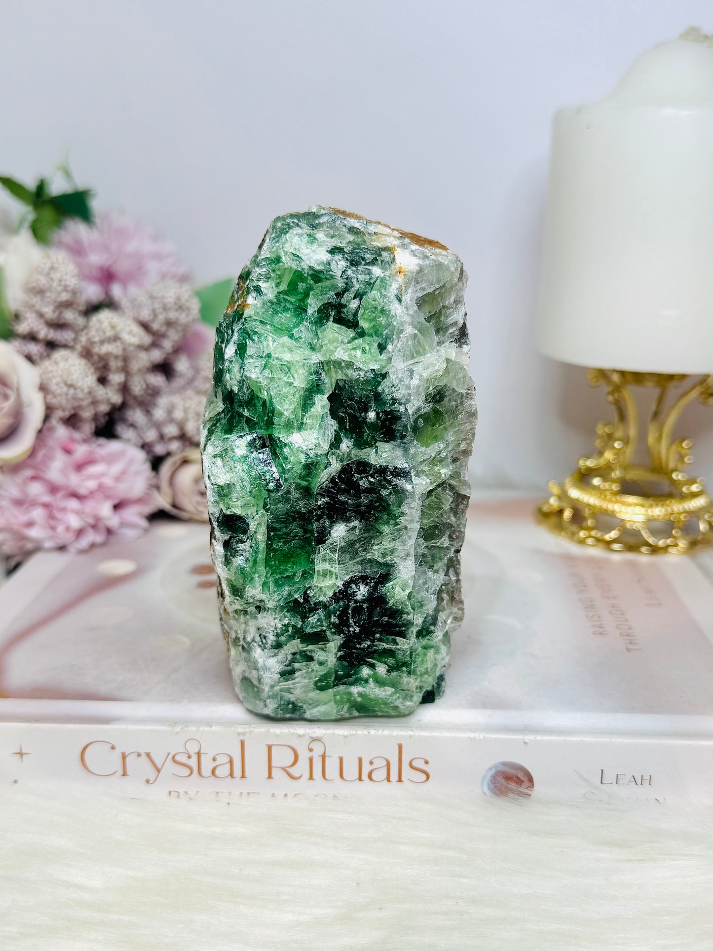 Natural Large Green Fluorite Specimen 11cm 750g