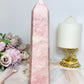Pink Opal Large Tower 19cm