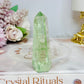 Prasiolite (Green Amethyst) Point | Tower 7.5cm