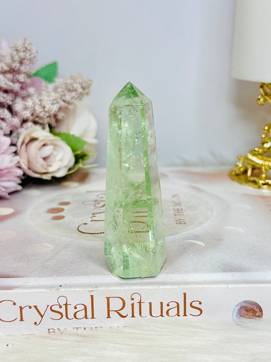 Prasiolite (Green Amethyst) Point | Tower 7.5cm