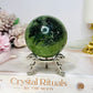 Prehnite Sphere On Stand 318g