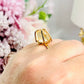 Stunning Natural Citrine Adjustable Ring In Gift Bag From Brazil