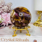 Mookaite Jasper Sphere on Stand 284g