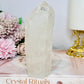 Natural Large Clear Quartz Tower From Brazil 13cm 502g