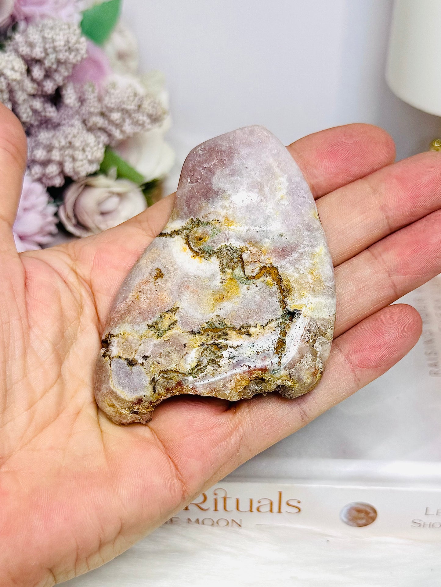 Pink Amethyst Slab 7cm