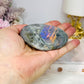 Labradorite Heart with Purple Flash 8cm
