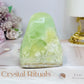 Natural Green Pistachio Calcite Freeform 8cm 308g