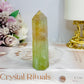 Green Fluorite Tower 9cm