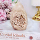 Druzy Flower Agate Carved Flame | Freeform From Madagascar 10cm