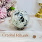 Rainbow Moonstone Sphere with Blue Flash 249g