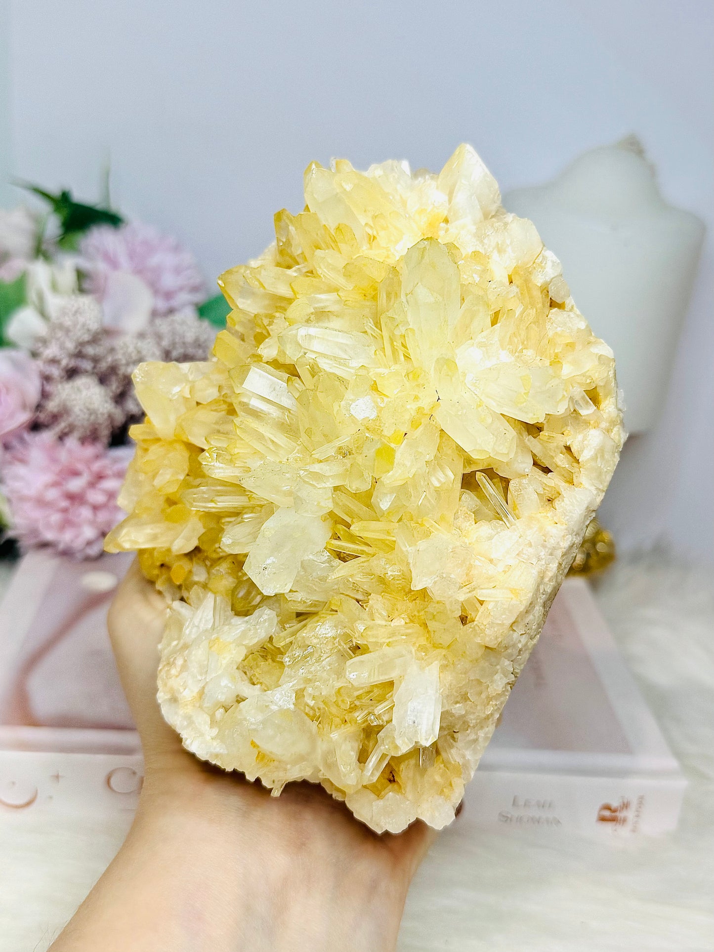 Large Natural Quartz Cluster Freeform 11cm 1.2KG
