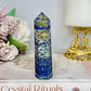 Lapis Lazuli Tower with Pyrite Inclusions 9cm