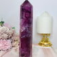 Large Purple Fluorite Tower 19cm
