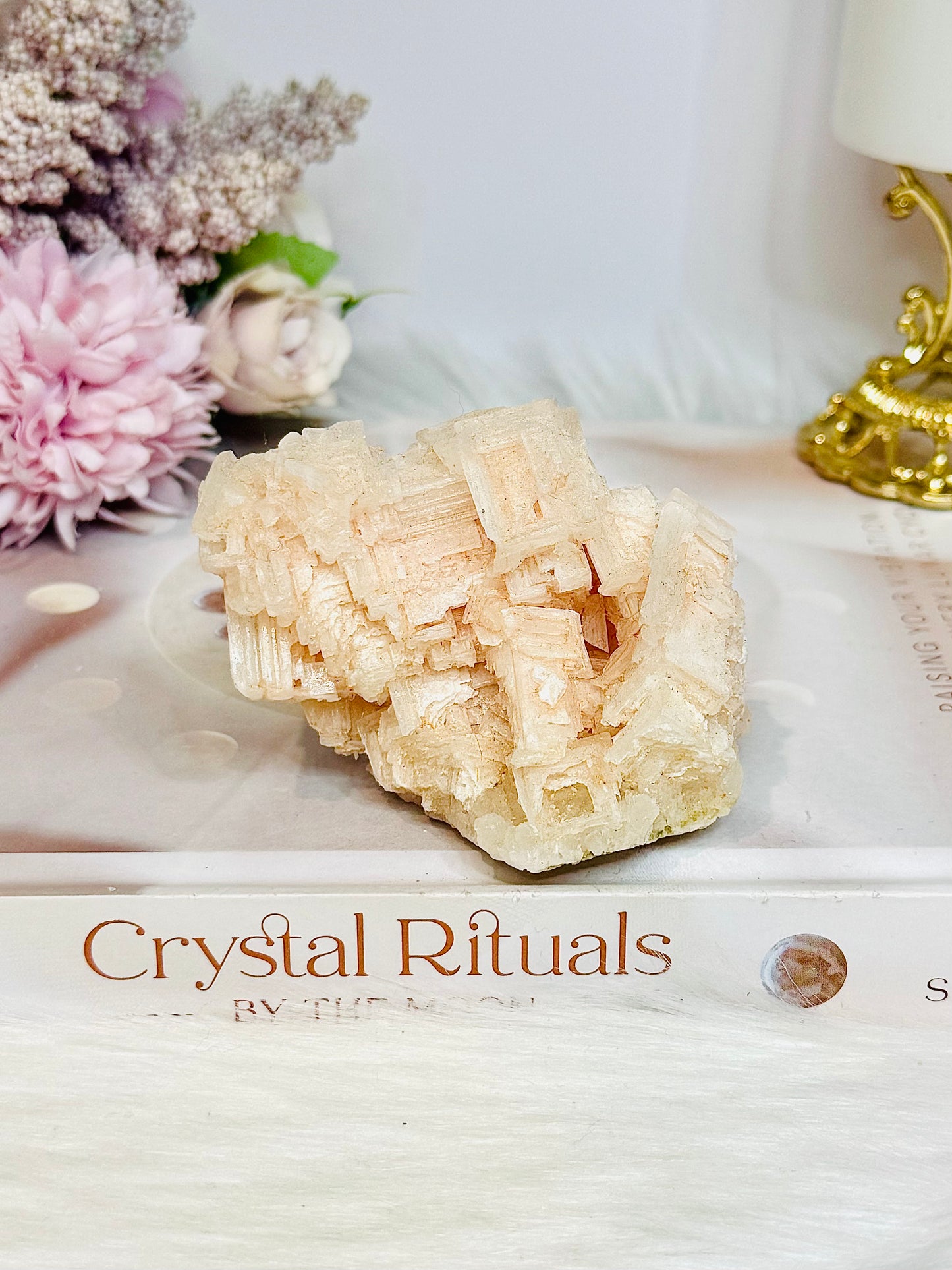 Natural Pink Halite Specimen 8cm