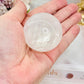 Beautiful White Calcite Sphere with Flash On Stand 5cm