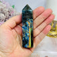 High Grade Labradorite Tower Full of Flash 9.5cm