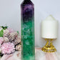 Large Watermelon Fluorite Chunky Tower 22cm 904g