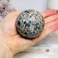 Agate Sphere On Stand 308g