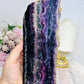Large Natural Fluorite Slab On Stand 20cm