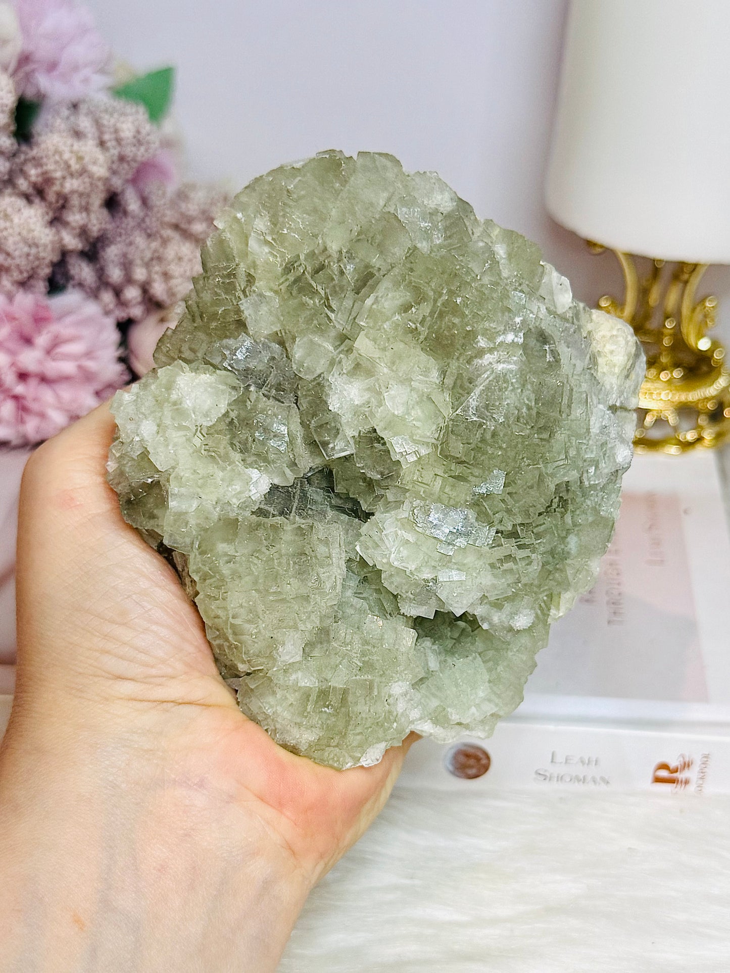 Large Natural Green Fluorite Specimen 722g