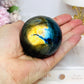 Labradorite Sphere on Stand 251g