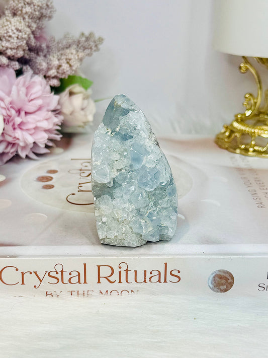 Blue Celestite Cluster Freeform 6.5cm