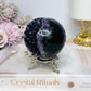 Large Druzy Amethyst Sphere on Stand 358g