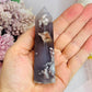 Flower Agate Druzy Tower 10cm