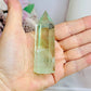 High Grade Green Fluorite Tower 8cm