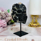 Black Tourmaline In Matrix Natural Specimen on Stand 12cm