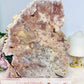 Huge Natural Pink Amethyst Chunky Druzy Slab with Crystallisation from Brazil 23cm 2.82KG