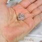 Rare Mini Herkimer Diamond Sphere on Stand