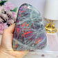 Large Polished Pink & Purple Flash Labradorite Freeform