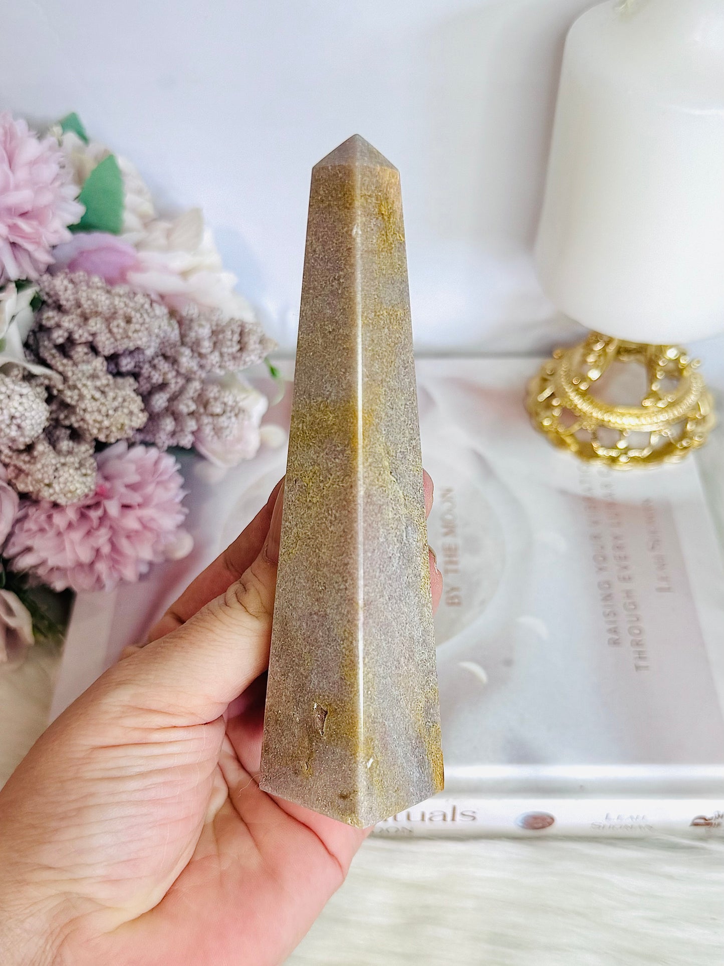 Pink Amethyst Obelisk | Tower 13.5cm